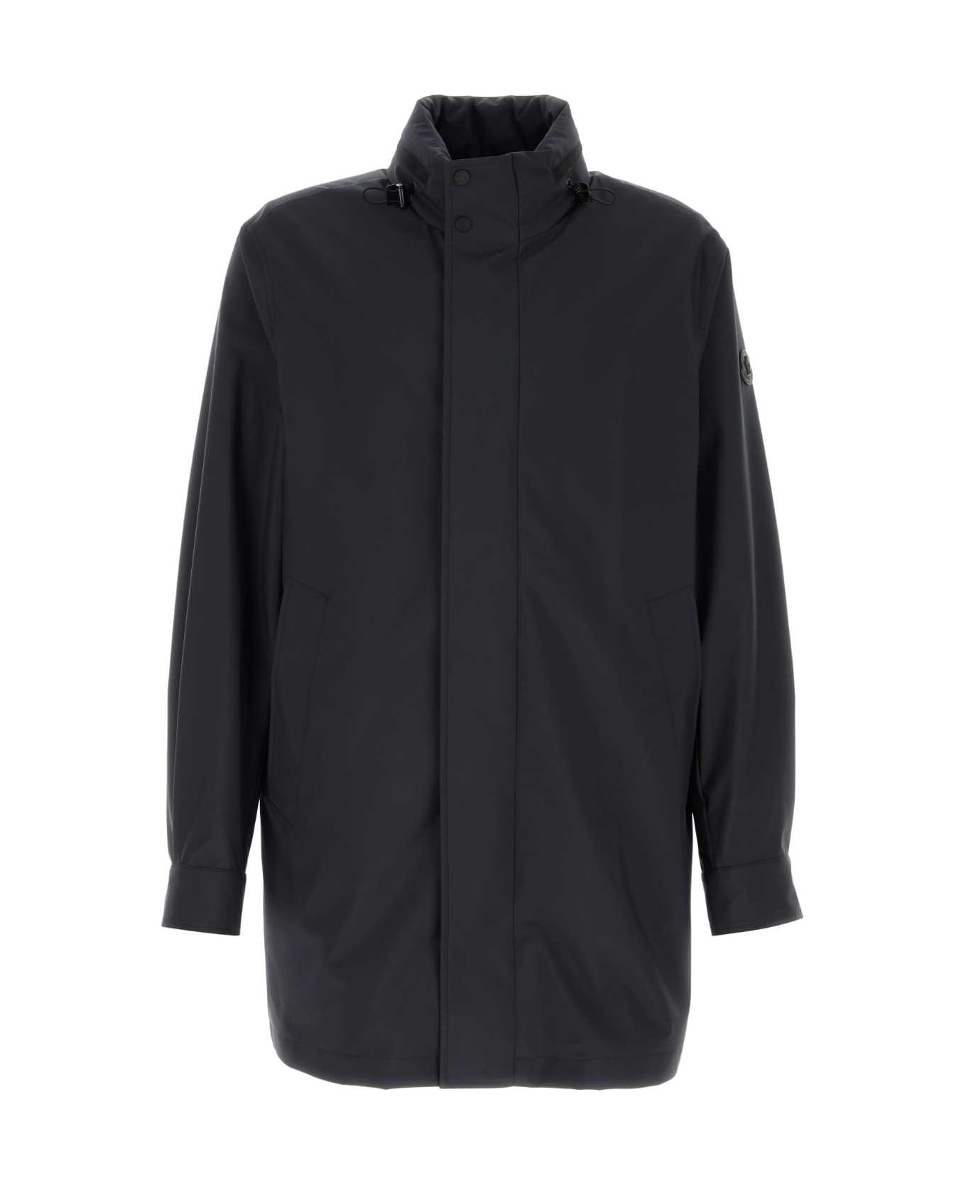 Midnight Blue Polyester Lanche Jacket - 1
