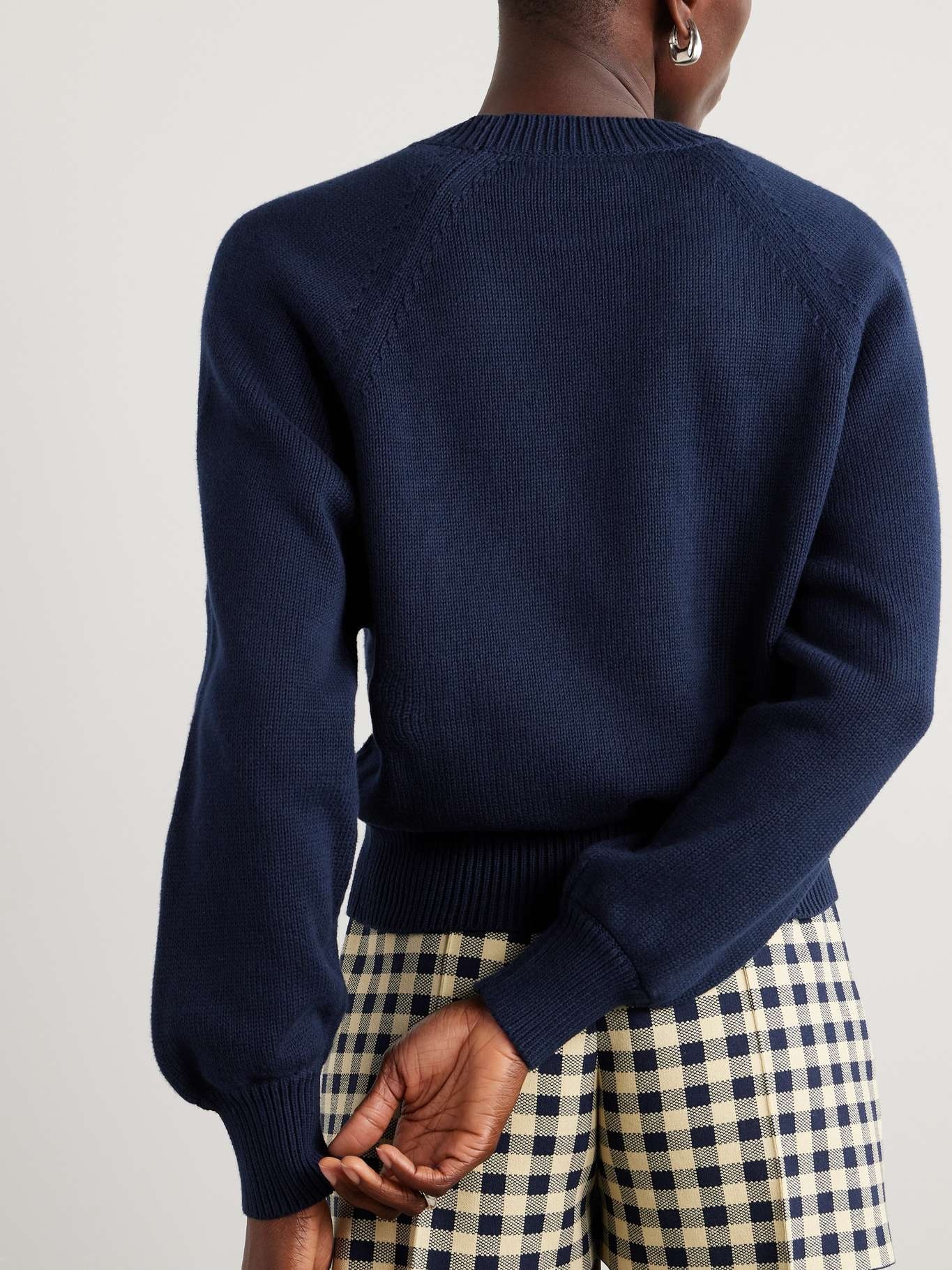 Cotton-blend sweater - 4