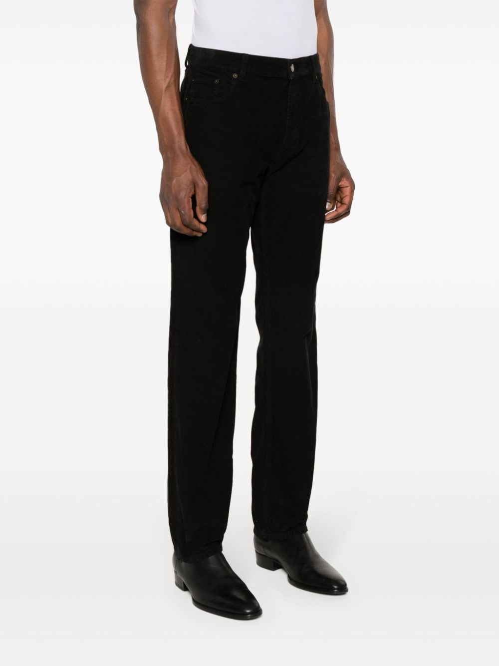 corduroy tapered trousers - 3