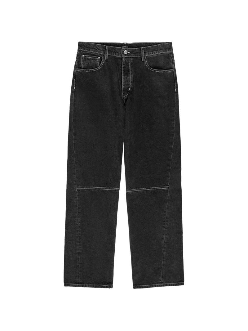 stone wash stitching jeans 1