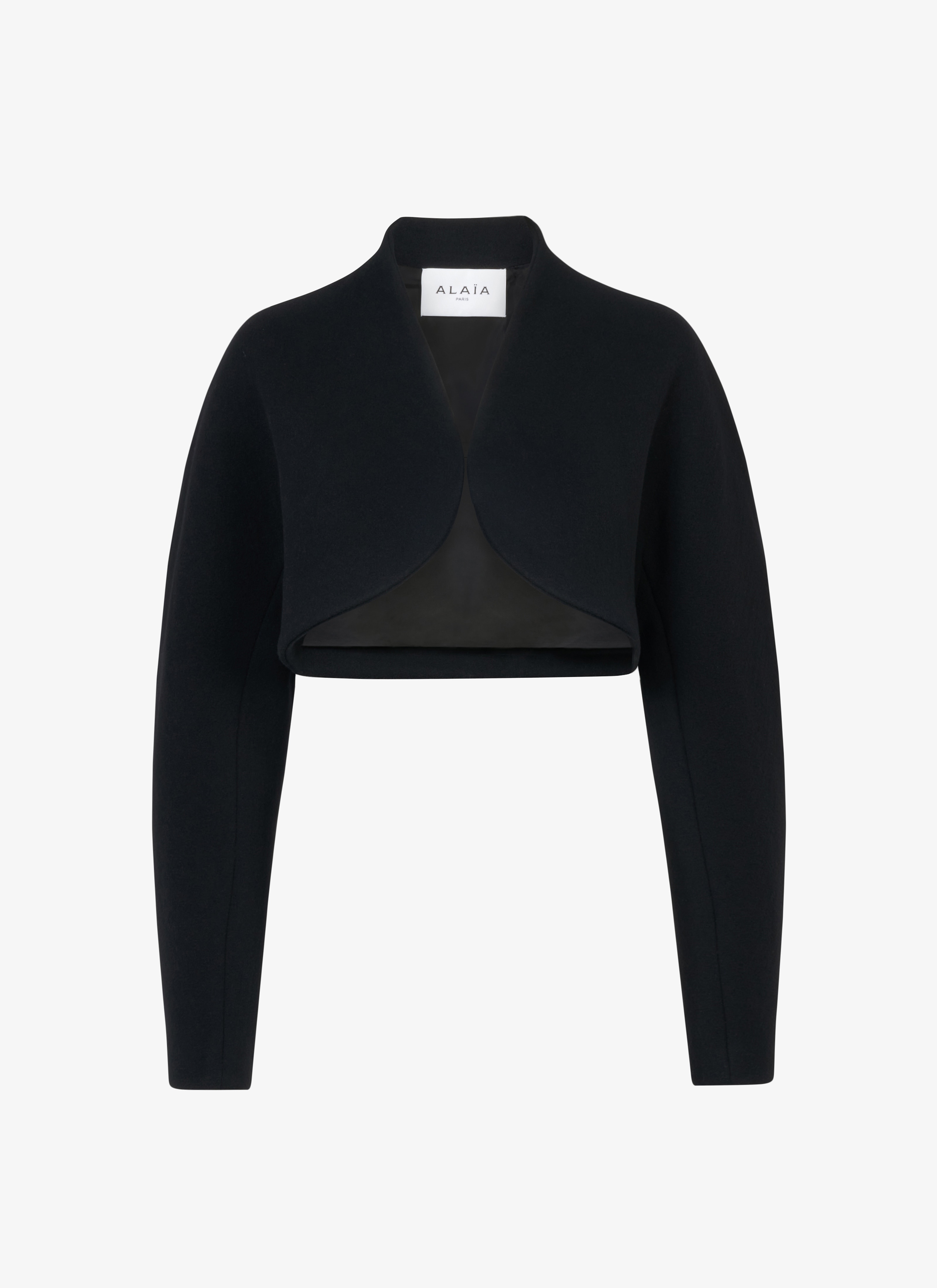 WOOL BOLERO JACKET - 1