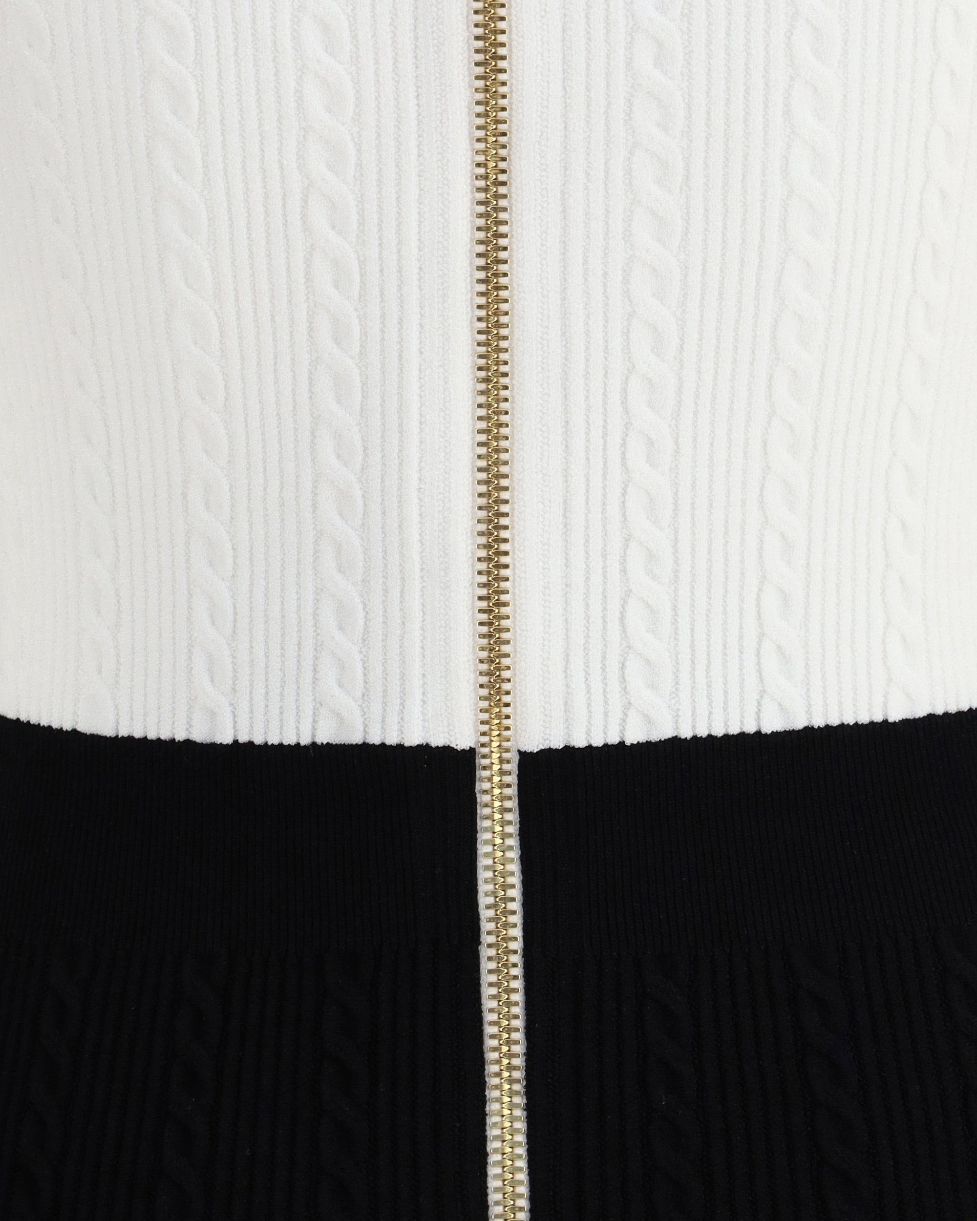 Braided pattern midi Dress - 4