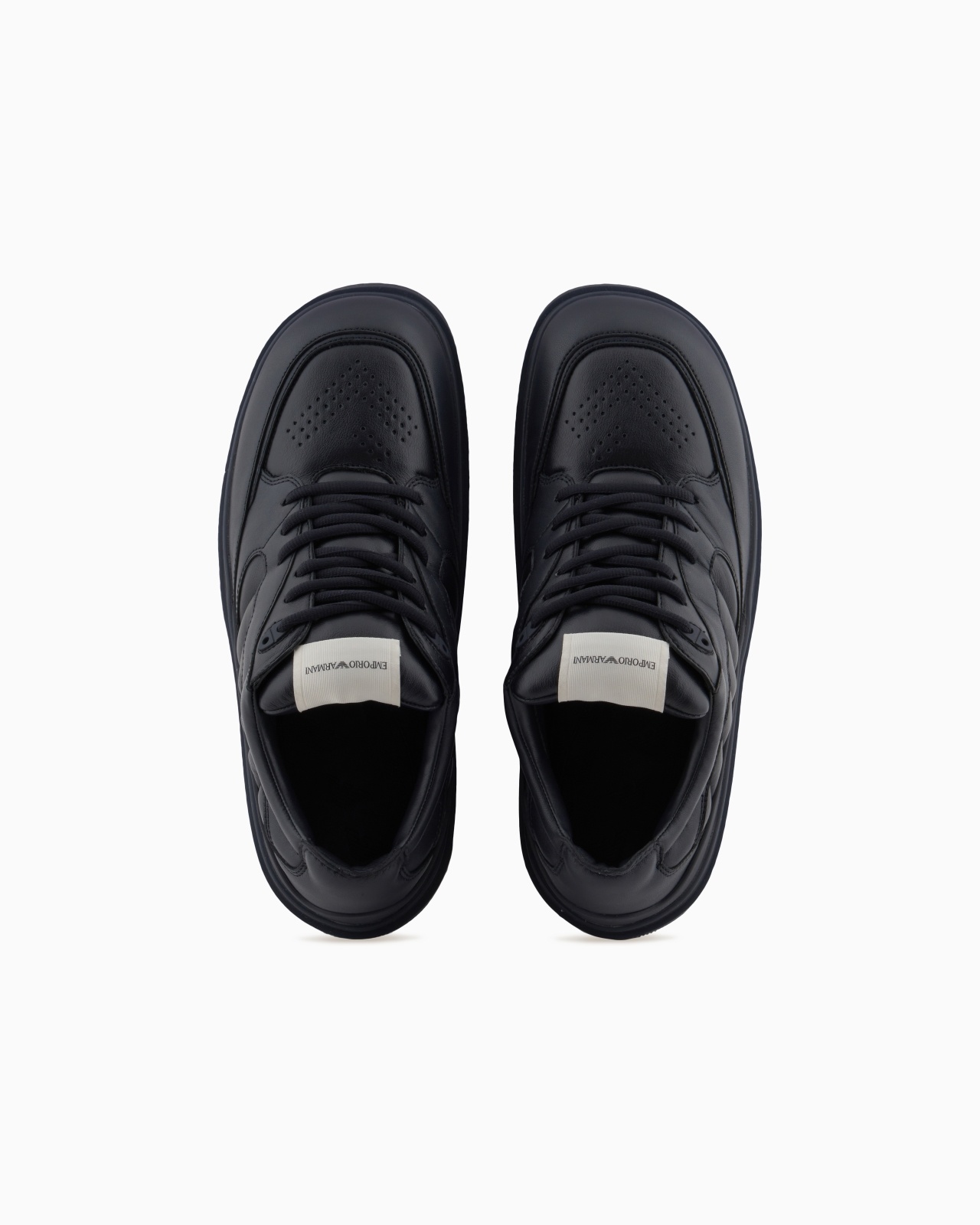 SNEAKERS WITH PADDED NAPPA-LEATHER DETAILS - 3