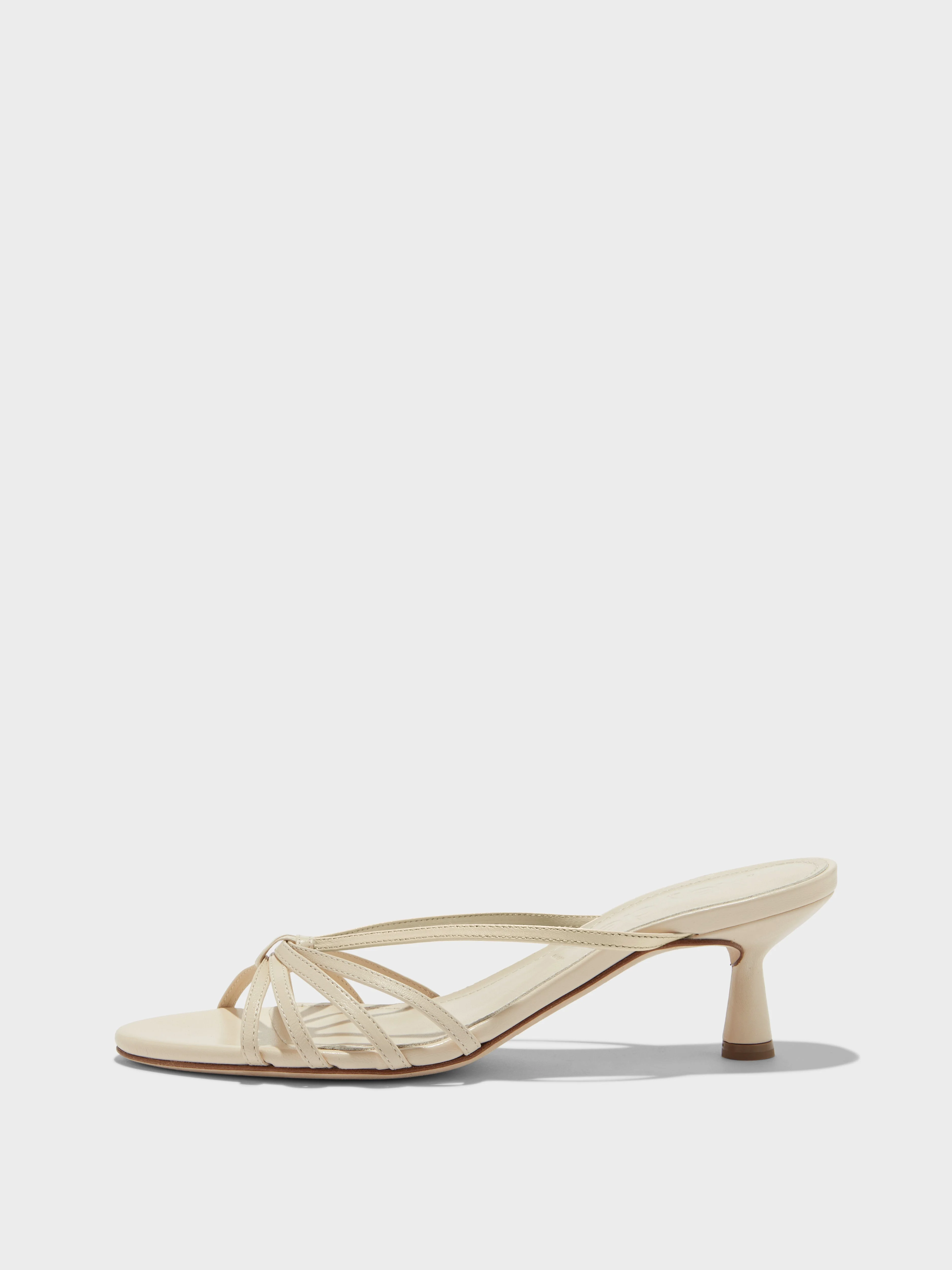 Abby Leather Mules - 1