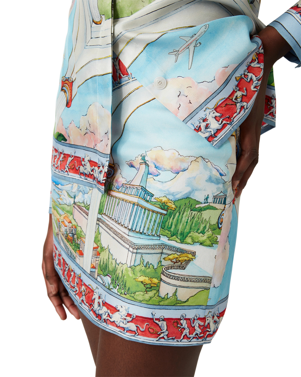Le Passage Silk Mini Skirt | Casablanca Paris - 5