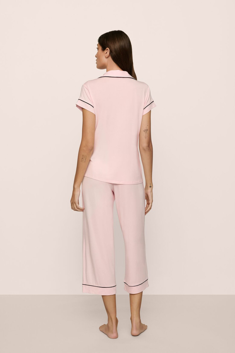 eberjey Gisele TENCEL™ Modal Short Sleeve Cropped PJ Set outlook