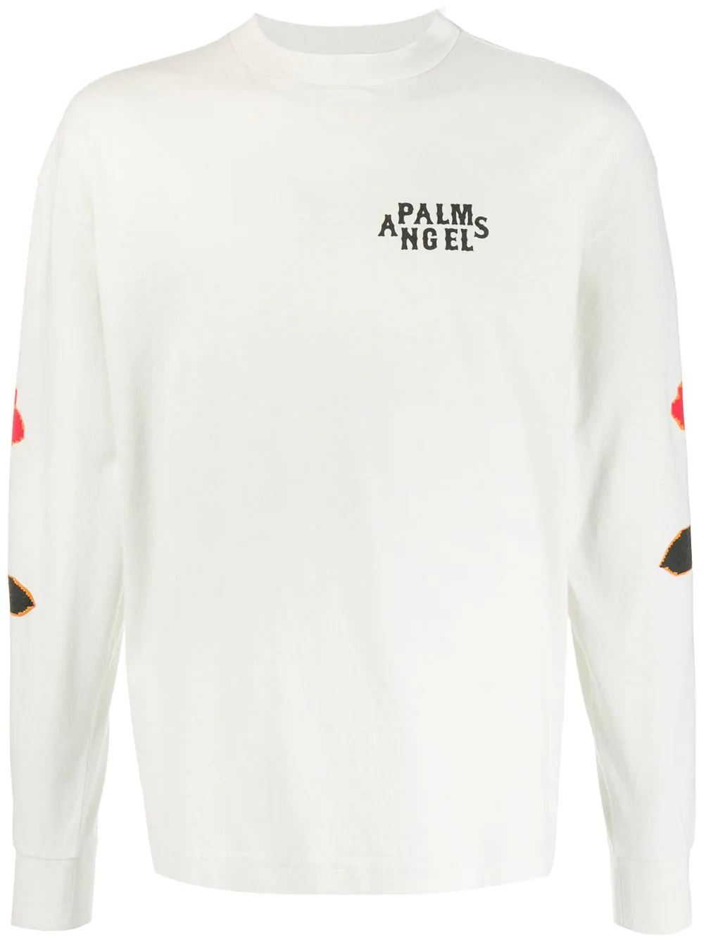 logo-print long-sleeved T-shirt - 1