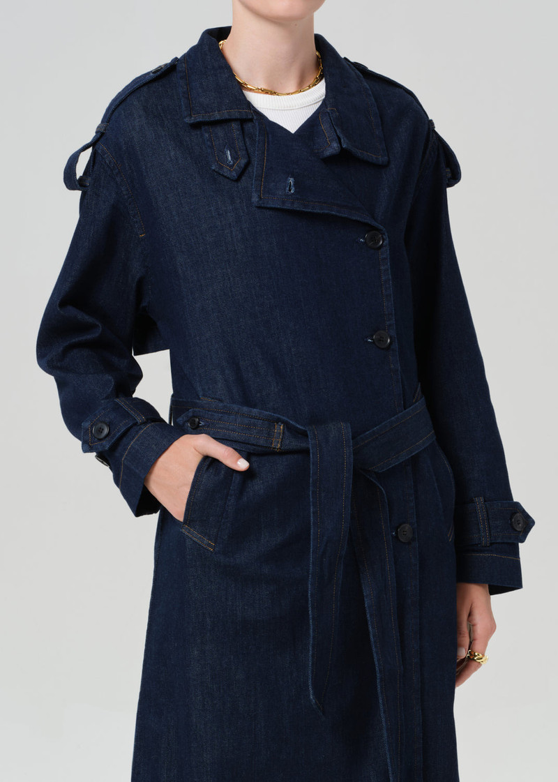 Eva Long Trench Coat In Amherst 5