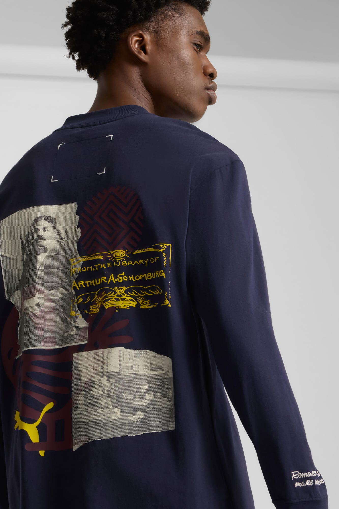 PUMA x Schomburg Men's Long Sleeve Tee - 4