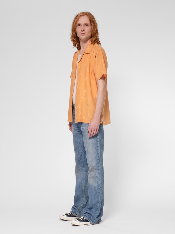 Arvid 50s Hawaii Shirt Ochre - 6