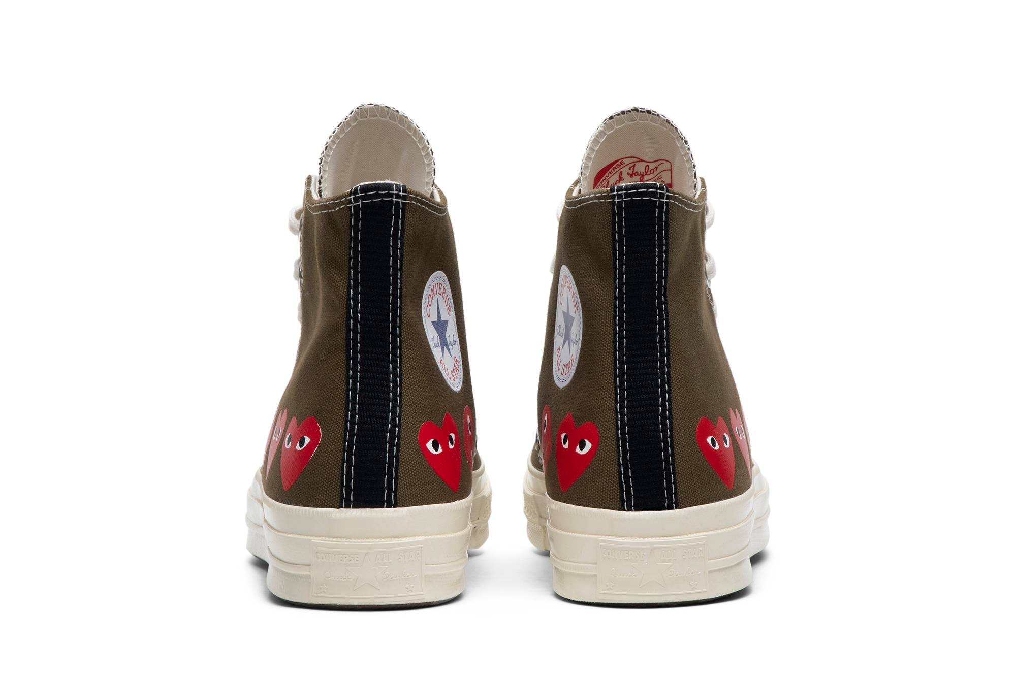 Comme des Garçons Play x Chuck 70 Hi Top 'Multi Heart' - 6