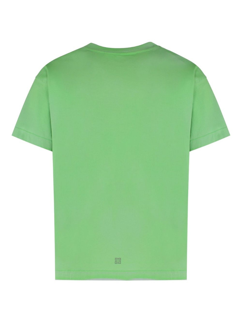 Givenchy flame-logo cotton T-shirt outlook