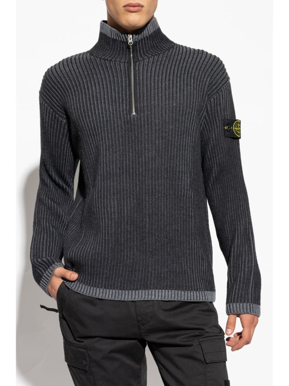 quarter-zip cardigan - 3