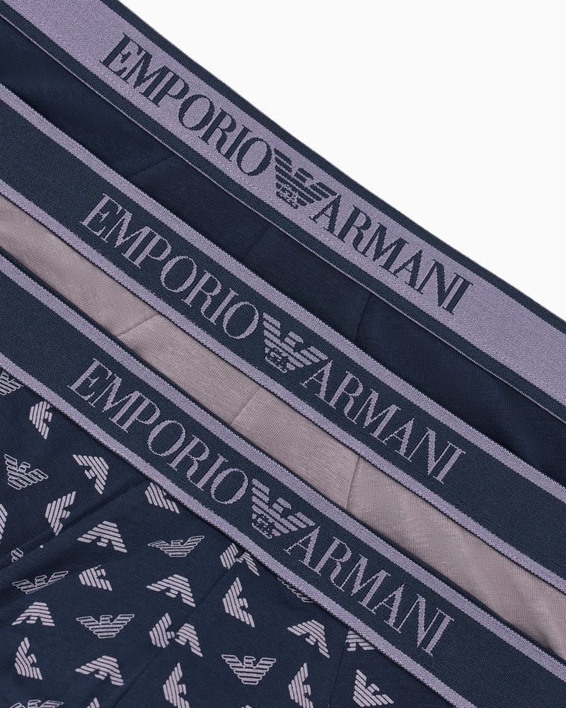 EMPORIO ARMANI THREE-PACK OF BRIEFS WITH CORE LOGO WAISTBAND outlook
