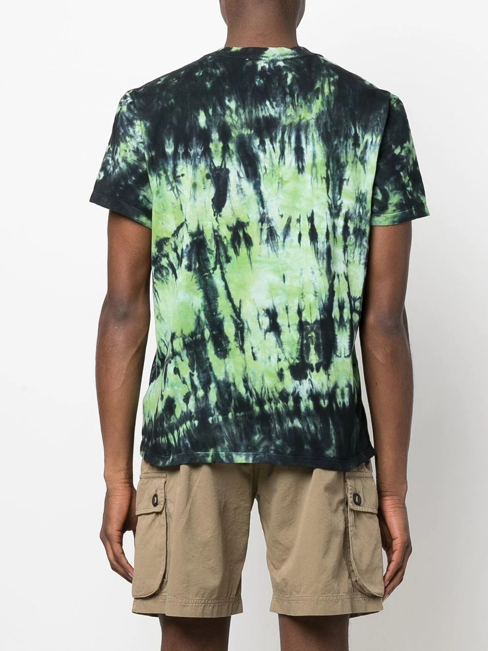 tie dye-print cotton T-shirt - 4