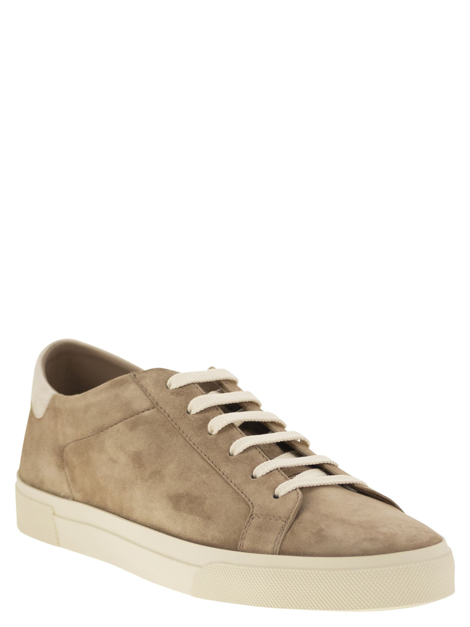 Brunello Cucinelli Men Suede Trainers - 2