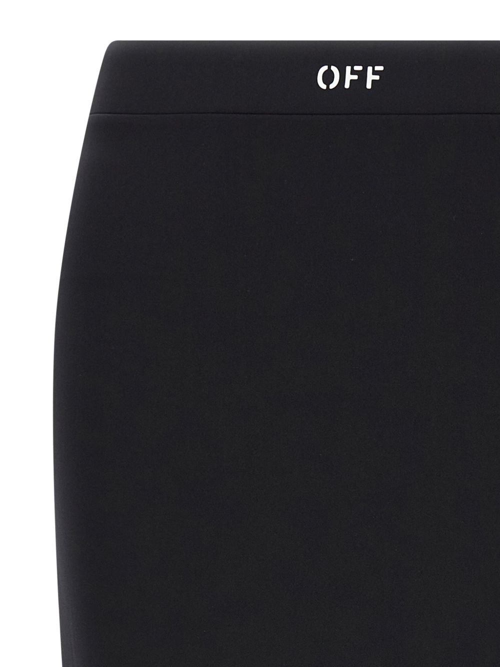 logo-waistband skirt - 3