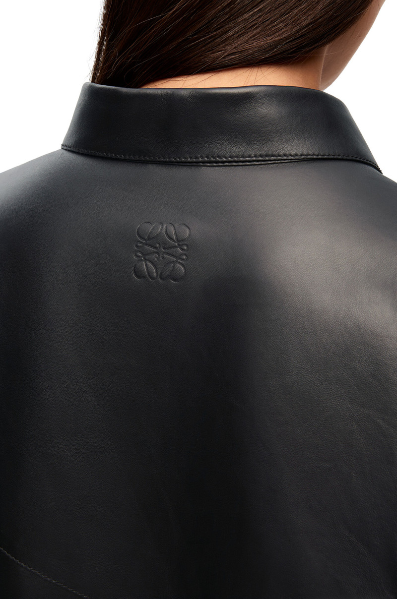 Puzzle shirt in nappa lambskin 5