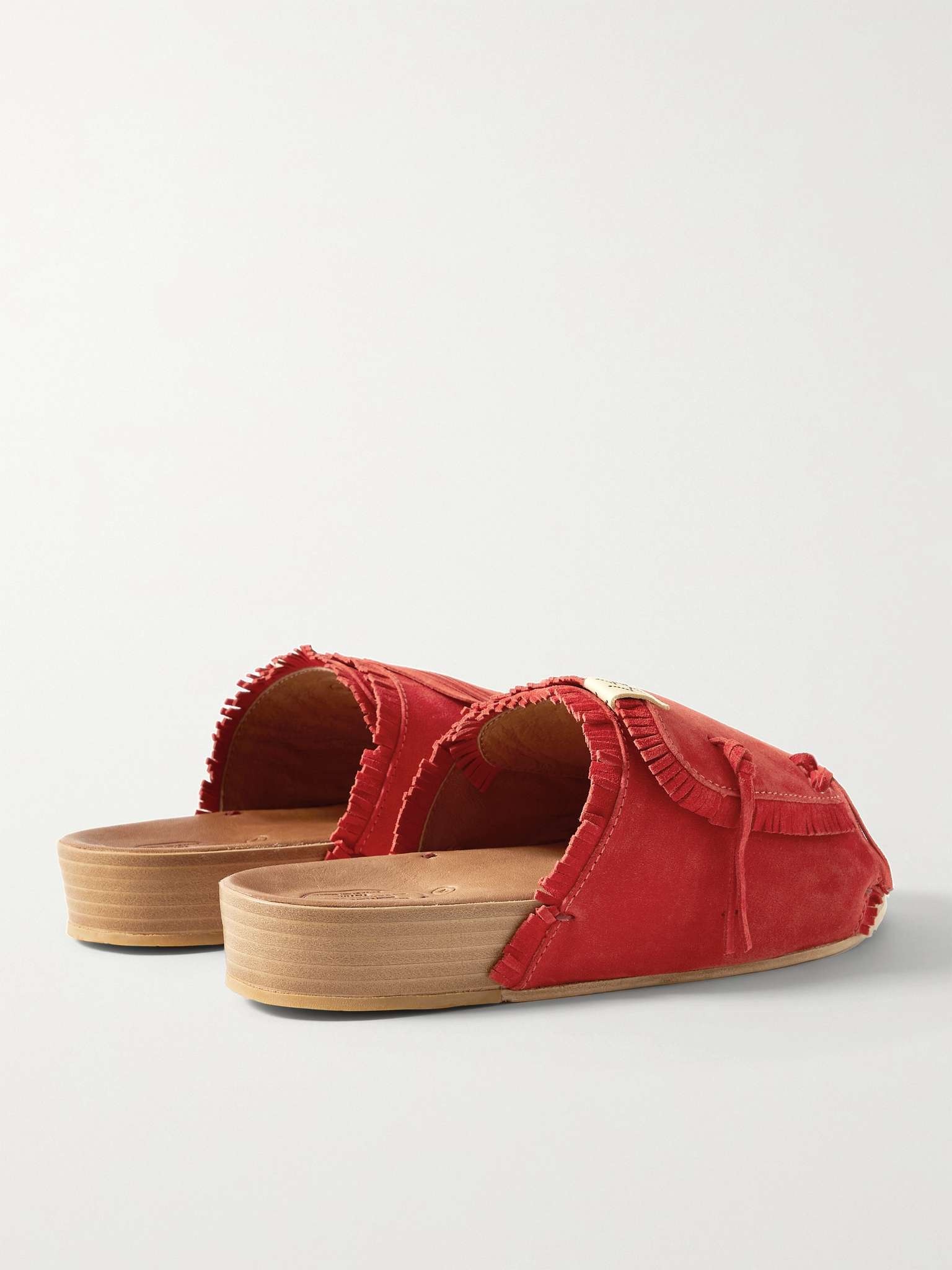 Christo Shaman-Folk Fringed Suede Sandals - 5