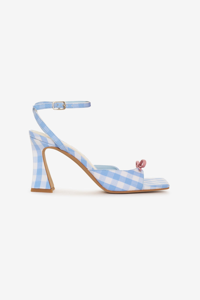 Louise Gingham Heels 1