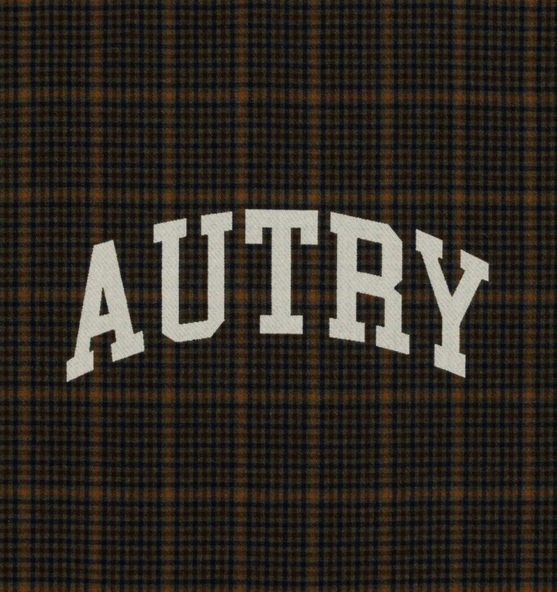 UNISEX CHECKED BLANKET WITH MAXI LOGO 5