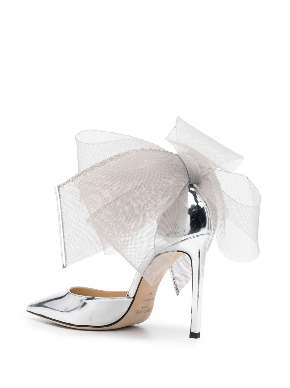 Averly 100mm oversized-bow pumps - 3