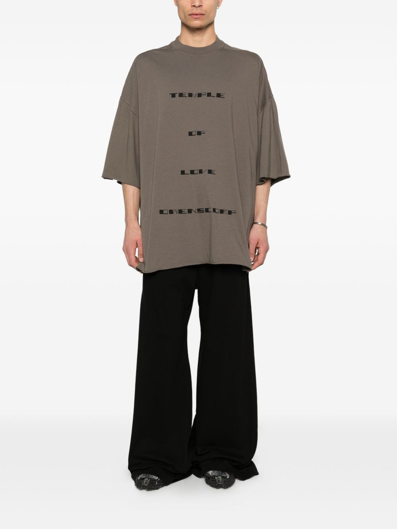 Rick Owens DRKSHDW Tommy text-graphic T-shirt outlook