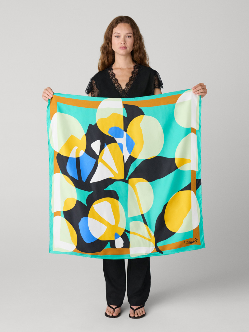 DIANE VON FURSTENBERG Flag Scarf outlook
