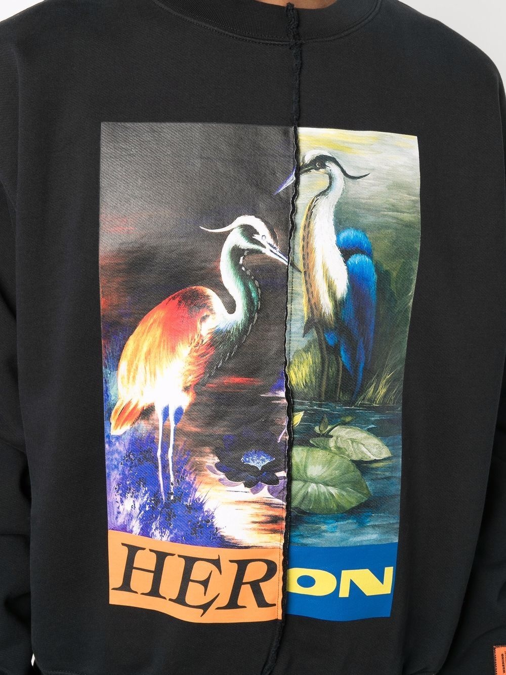 Split Light Herons T-shirt - 6