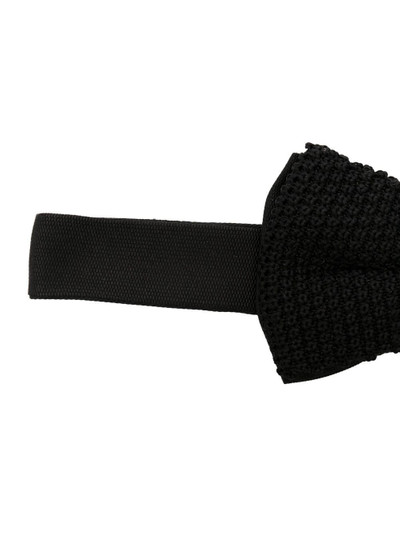 Lanvin knitted silk bow tie outlook