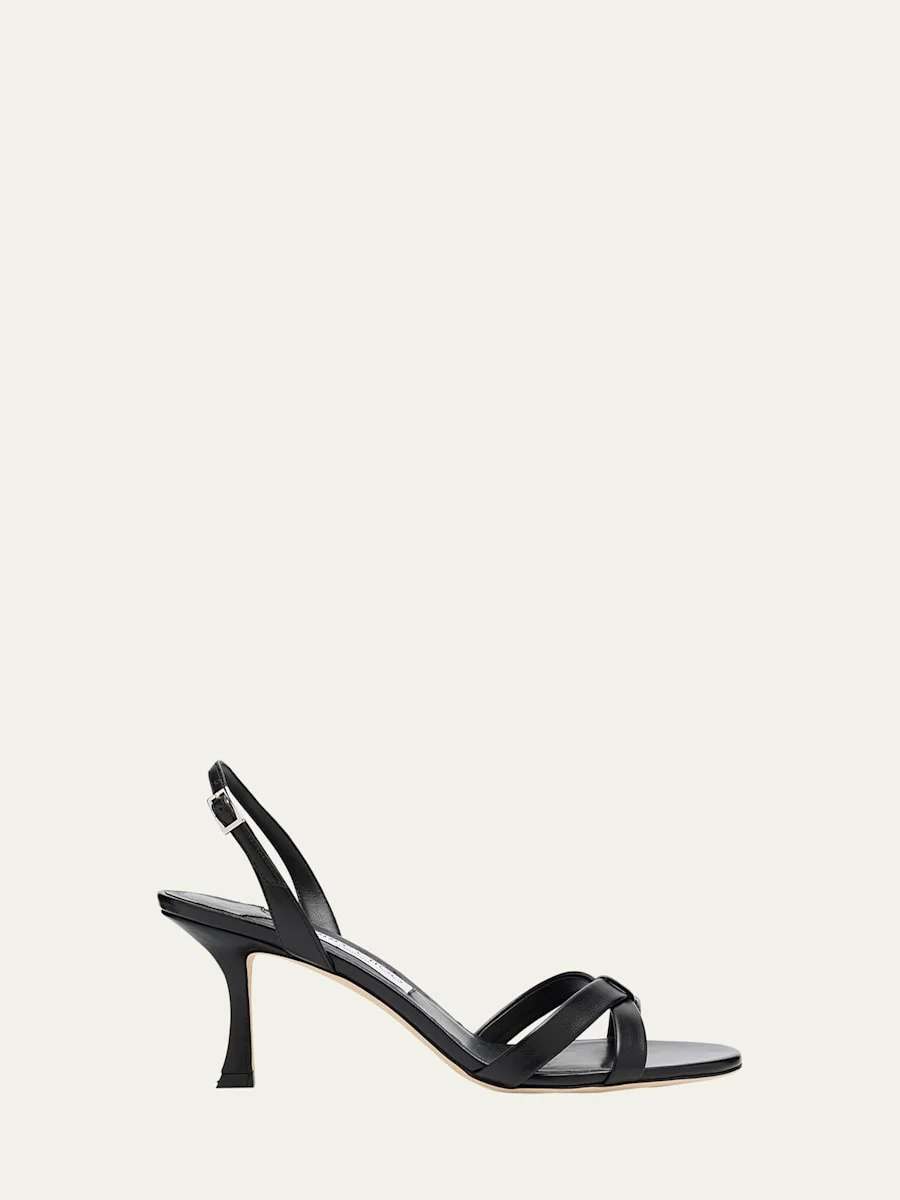 Elsy 70 Leather Sandals - 1