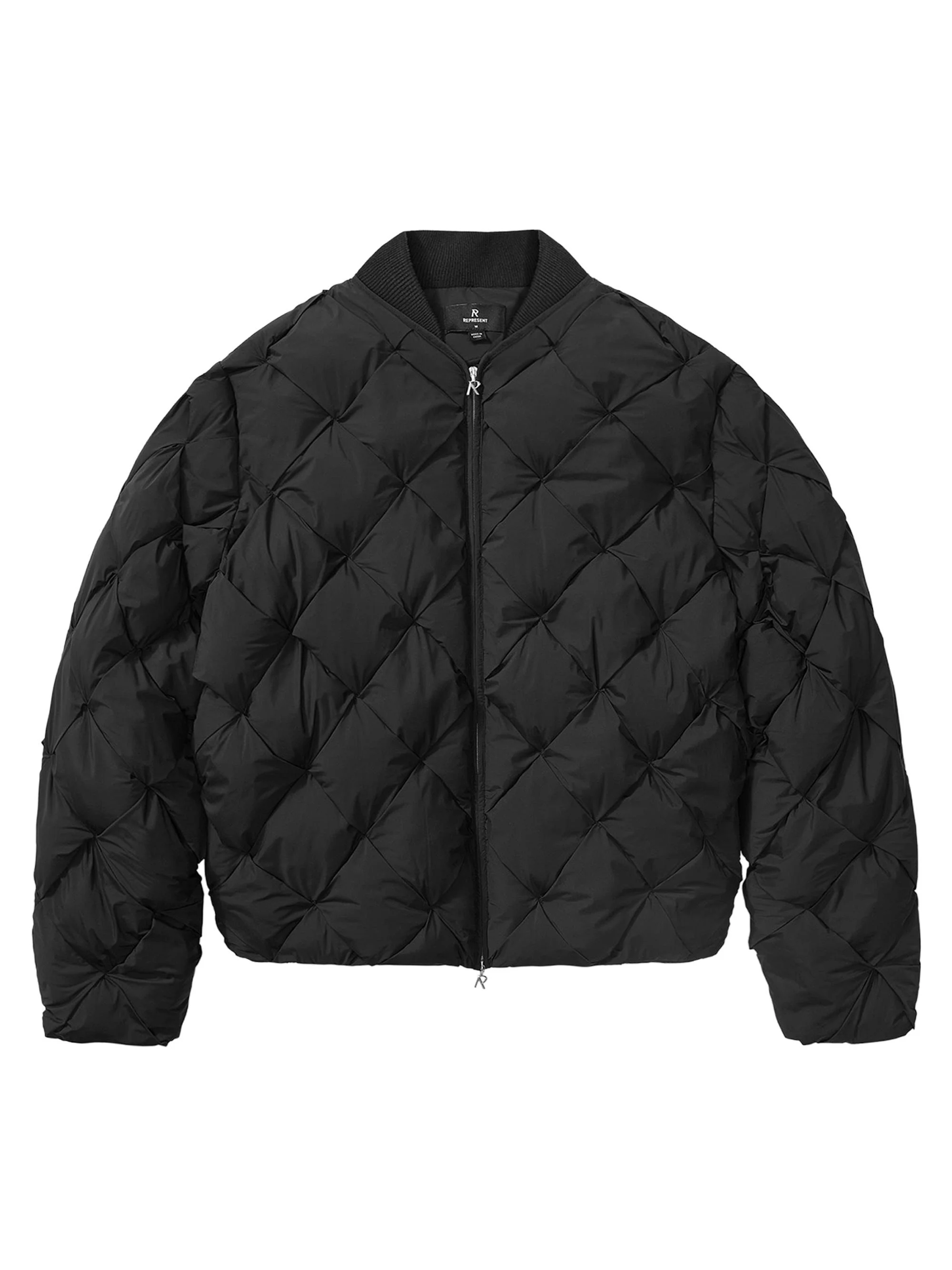 Men's Legacy Pillow Quilted Oversized Puffer Jacket - Jet Black - 1