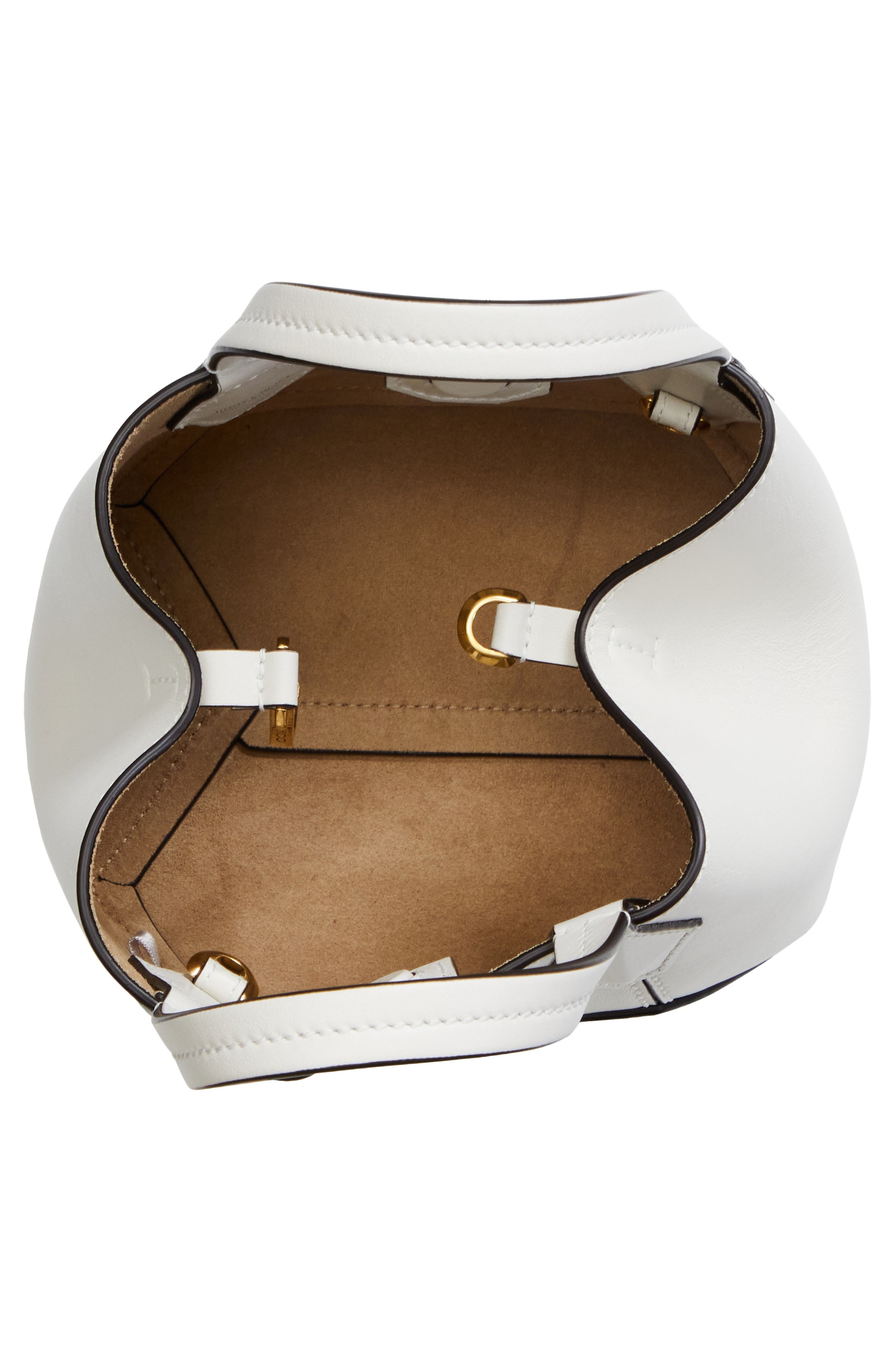 Jimmy Choo Extra Small Diamond Leather Tote in Latte/Gold at Nordstrom - 5