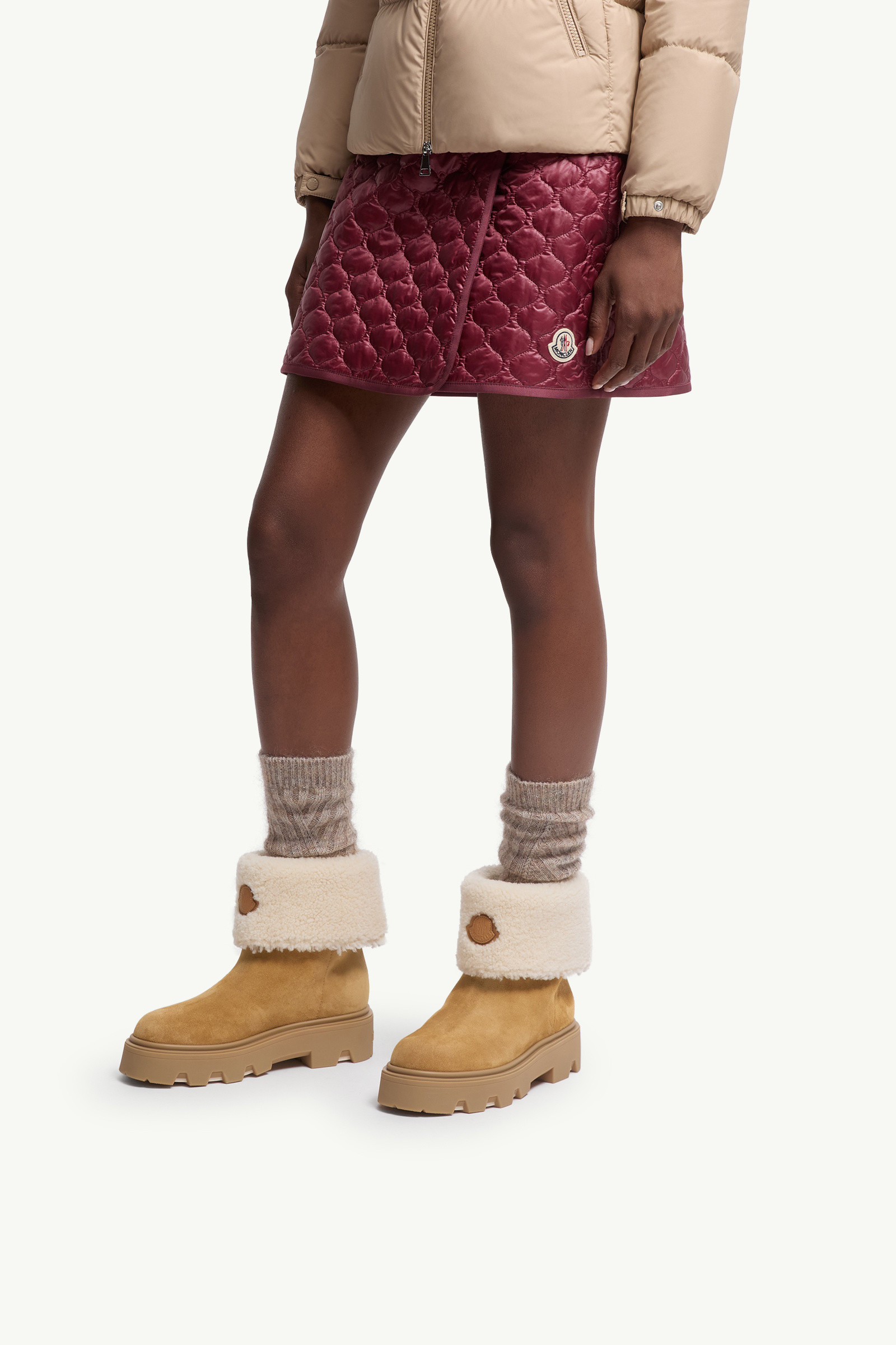 Aurea Mid Suede & Shearling Boots - 2