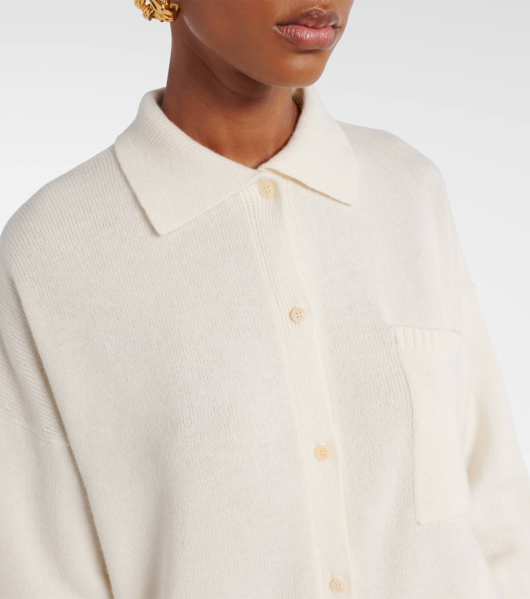 Bull oversized cashmere cardigan - 4