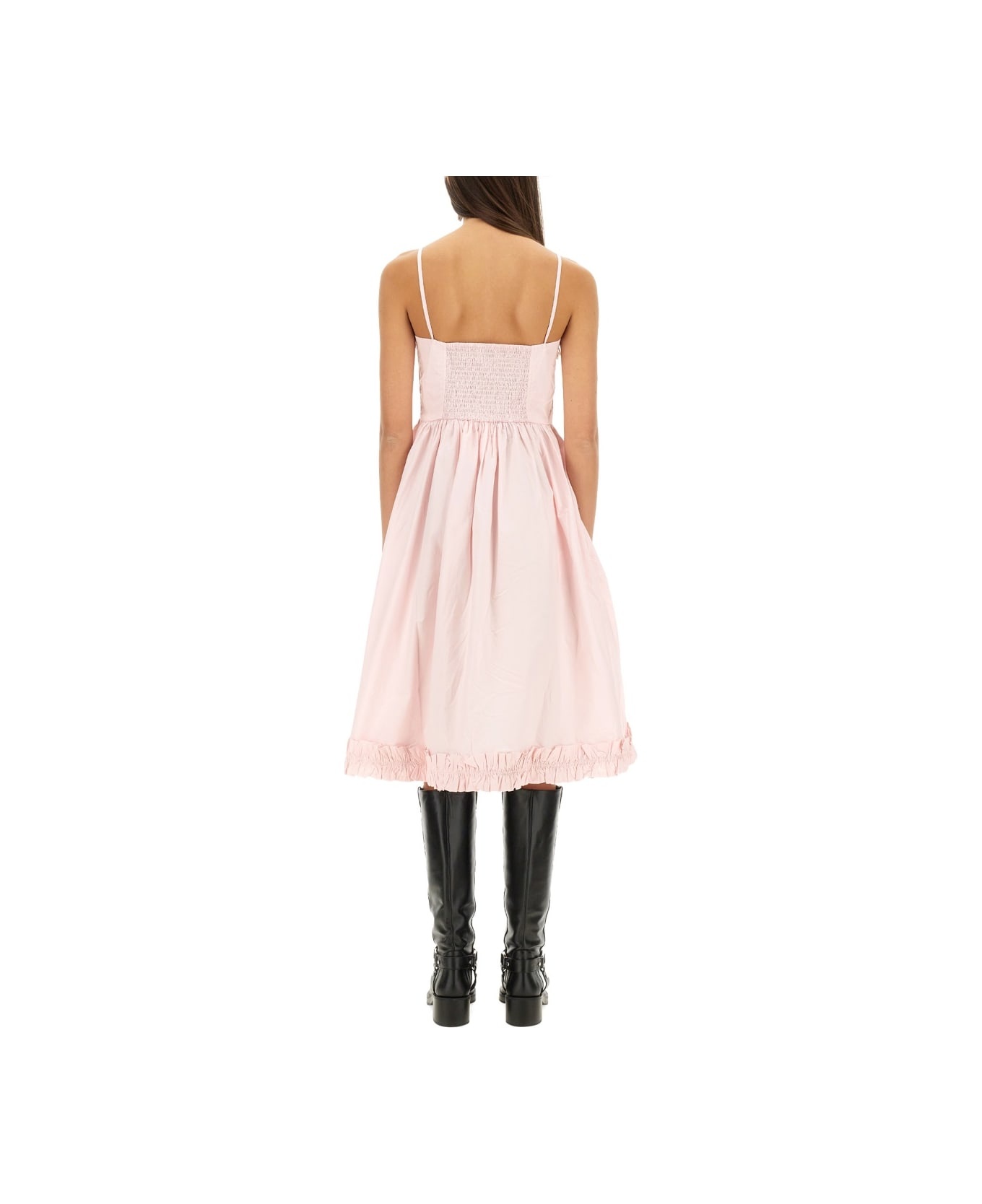 Pink Cotton Dress - 3