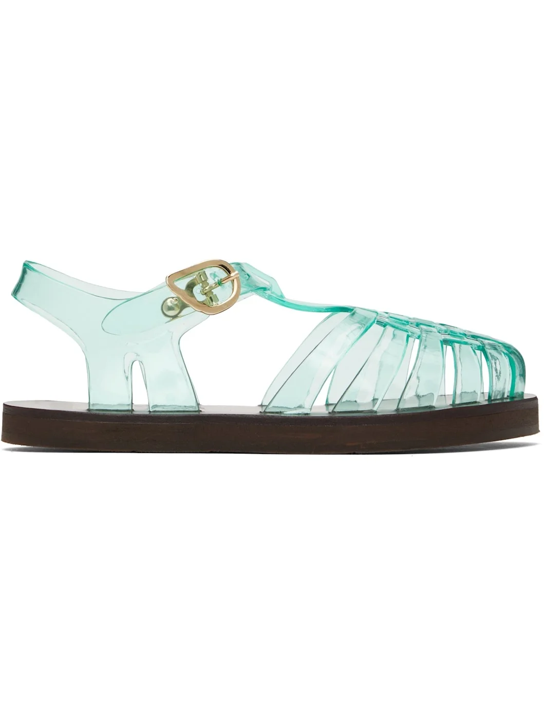 Green Homeria Jelly Sandals - 1