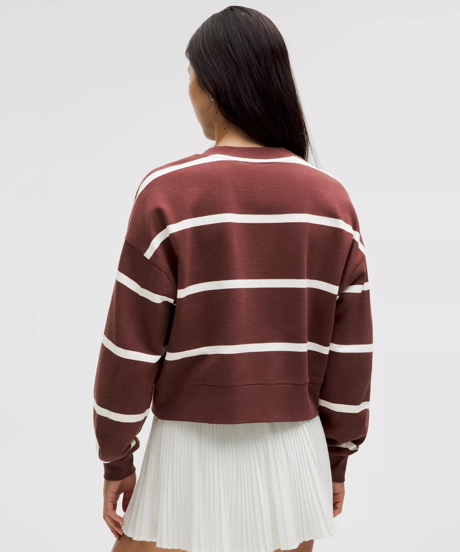 Perfectly Oversized Cropped Crew *Stripe - 3