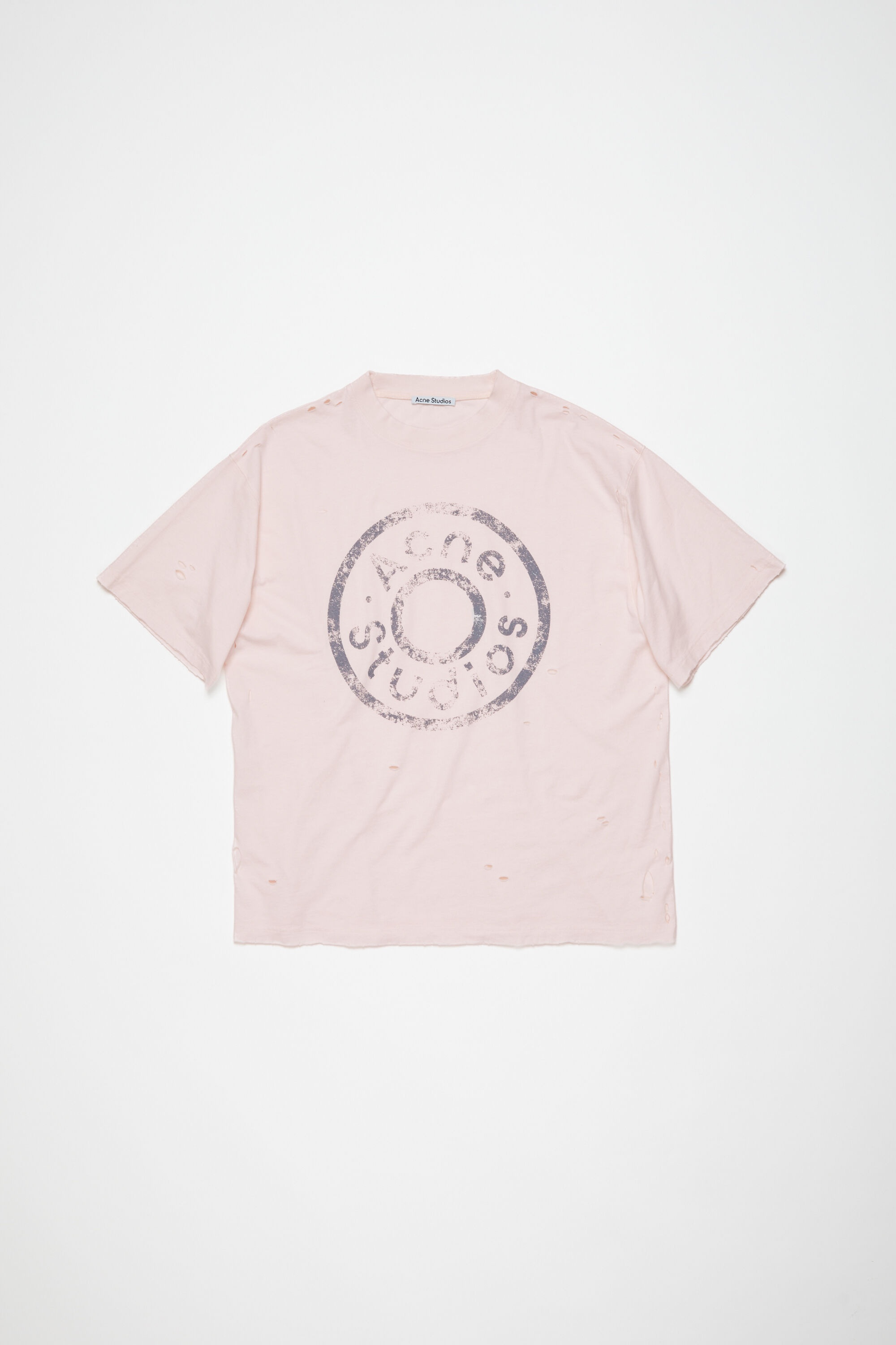 Logo t-shirt - Relaxed fit - Faded pink - 1