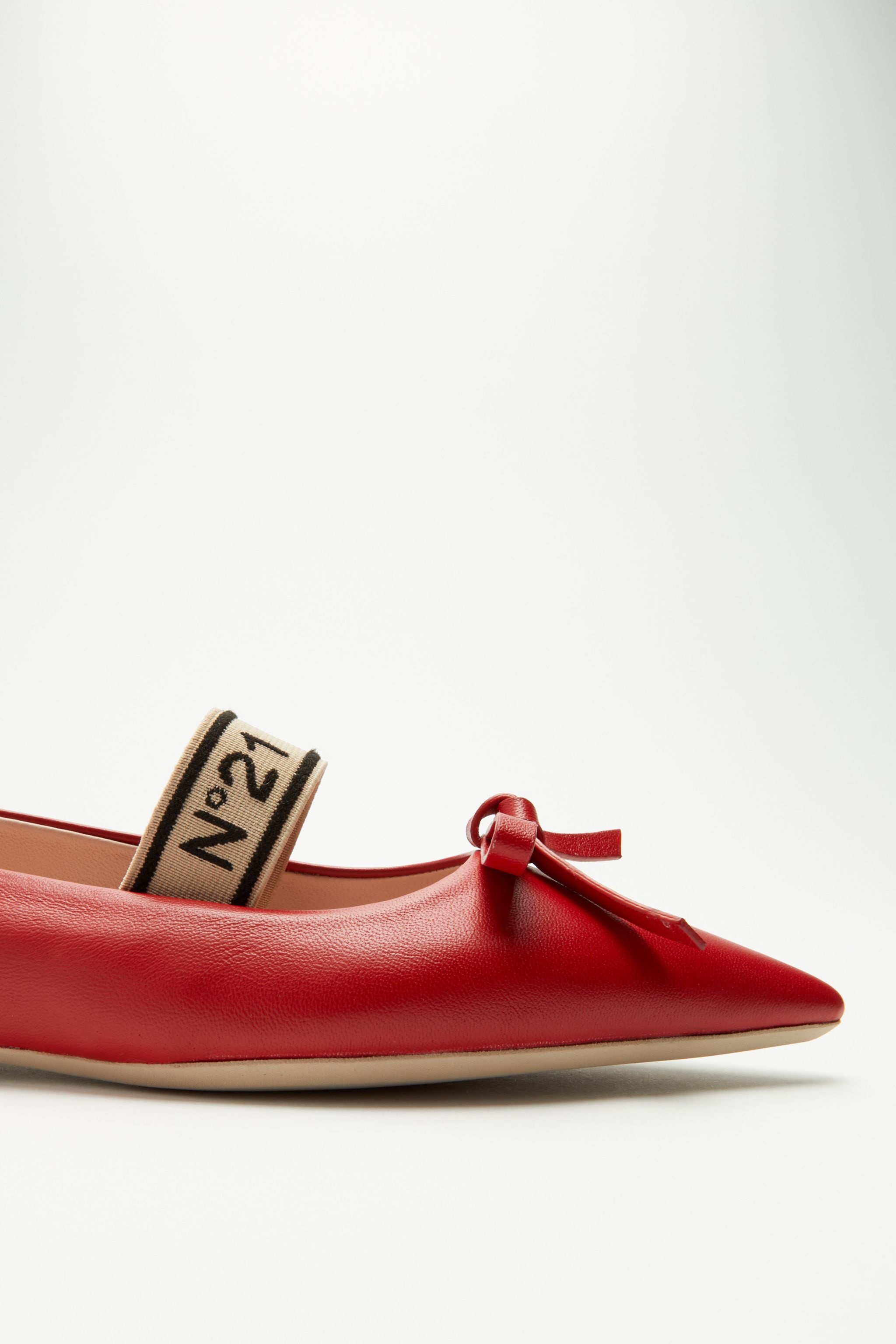 LEATHER BALLET PUMPS - 4