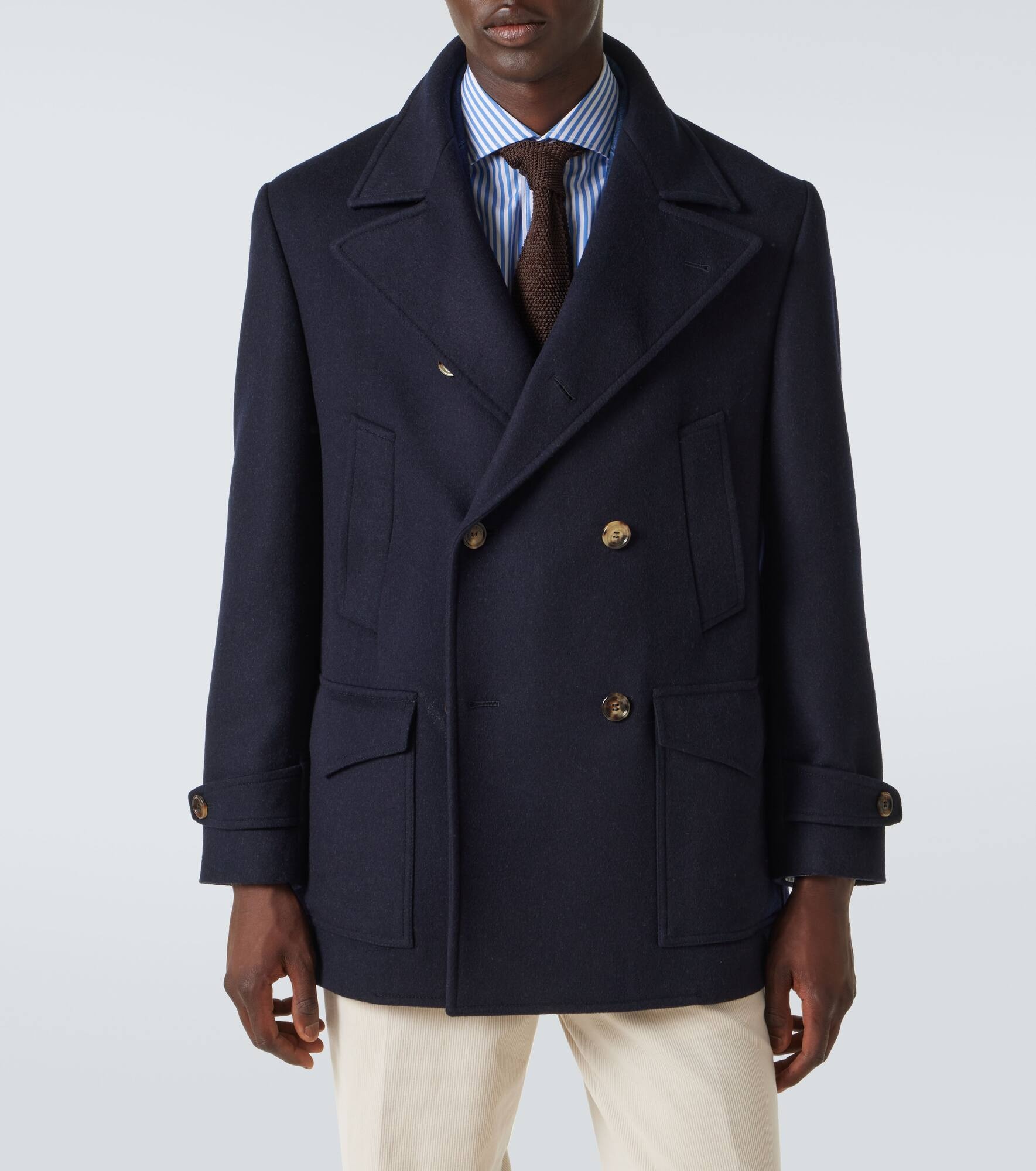 Wool peacoat - 3