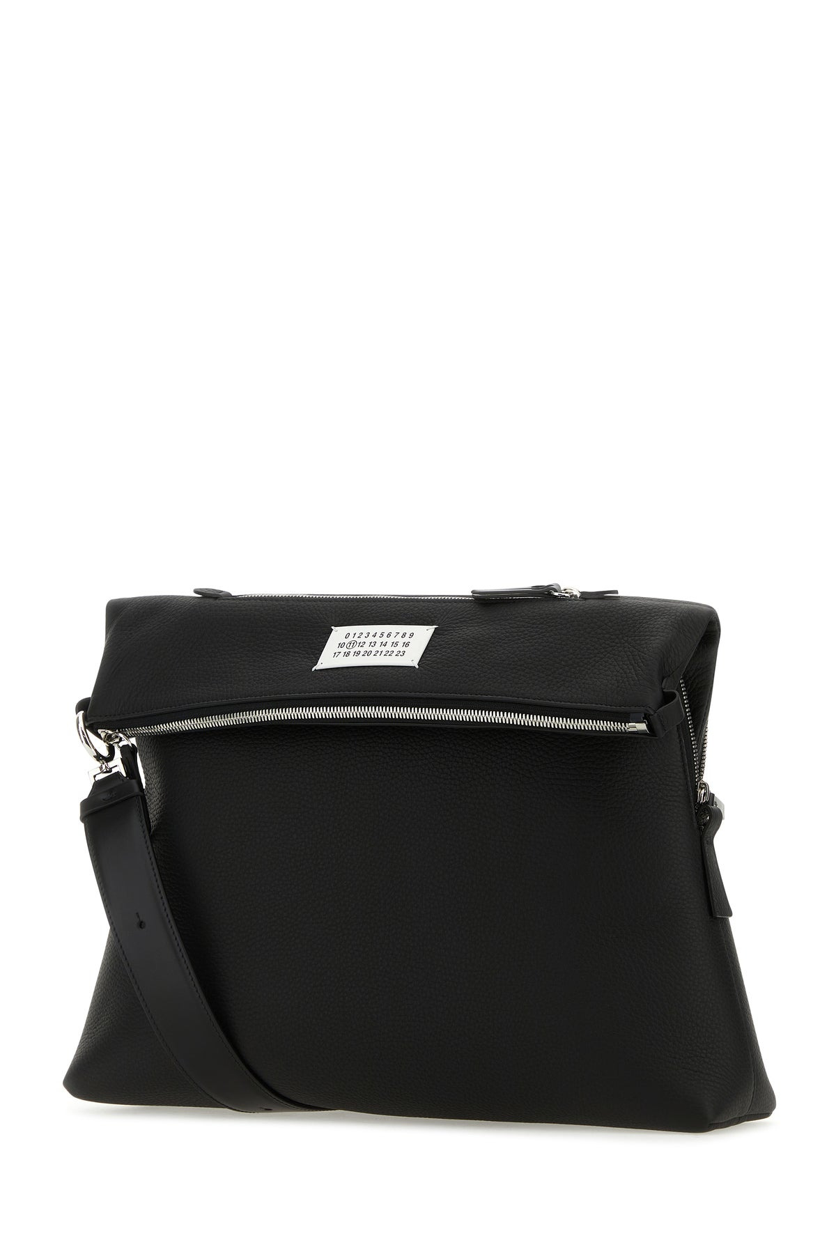 Black leather crossbody bag - 2