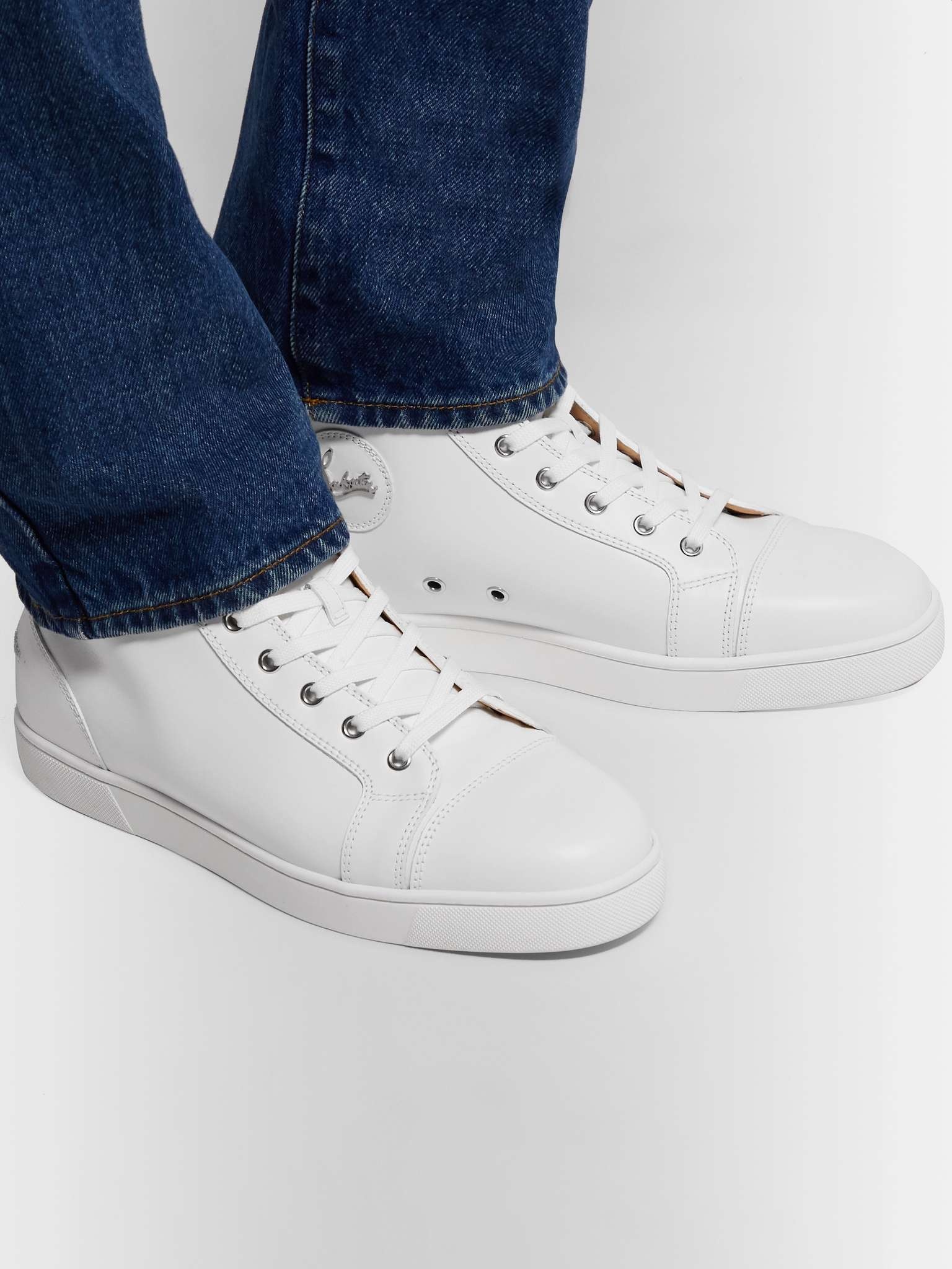 Louis Leather High-Top Sneakers - 2