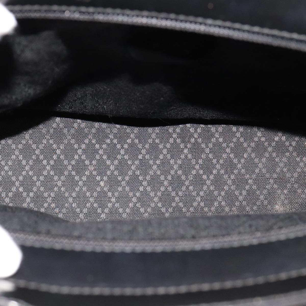 GUCCI Bamboo Hand Bag Nylon Black Silver 000 1998 000 1998 - 10