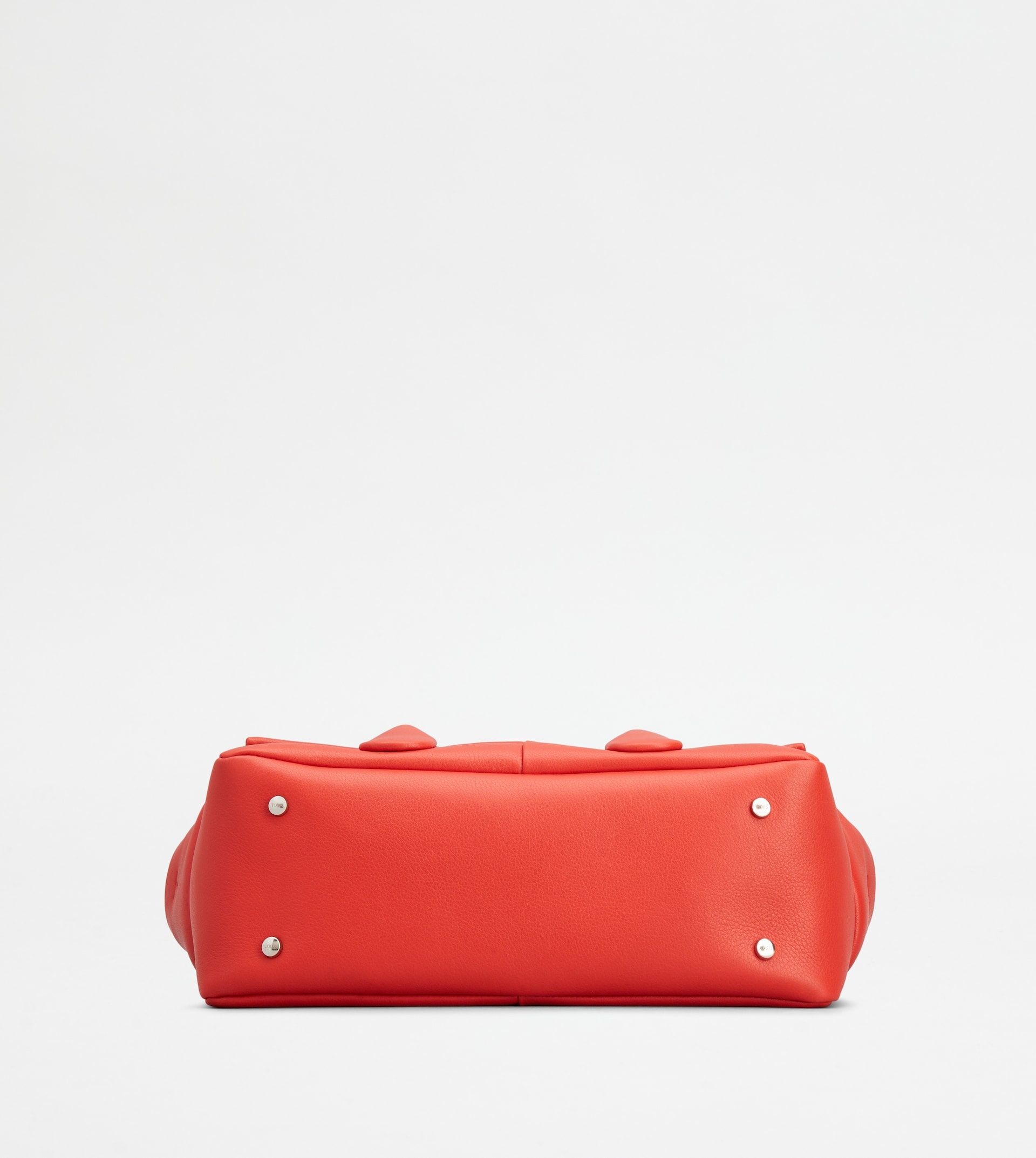 TOD'S DI BAG REVERSE FLAP IN LEATHER SMALL - RED - 6