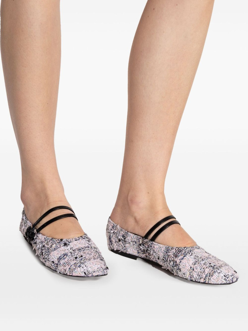 strap-detail ballet flats 4