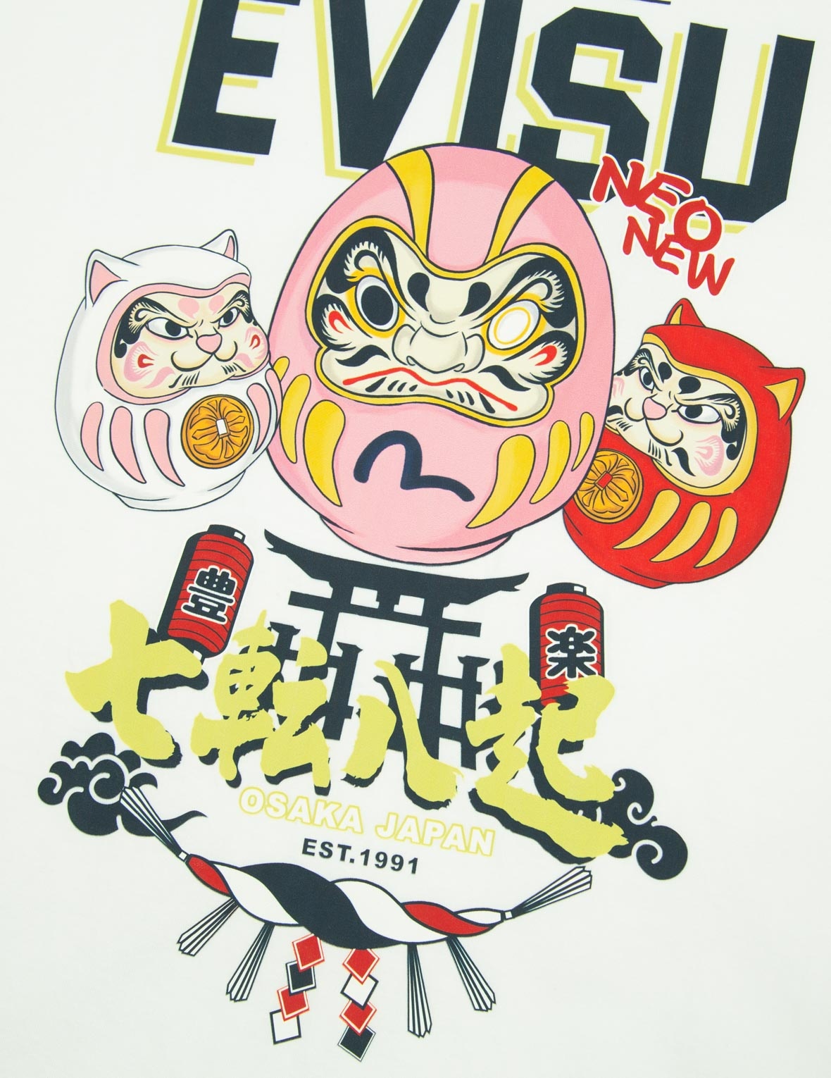 DARUMA BUDDIES PRINT T-SHIRT - 11