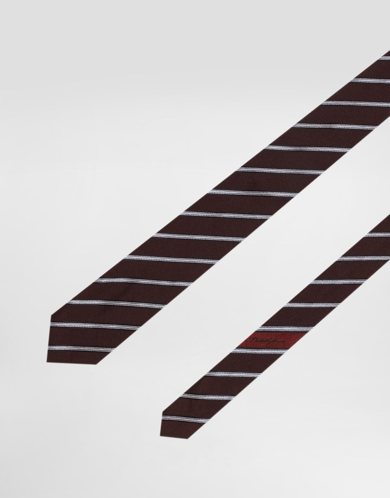 Micro-design jacquard Martini tie 3