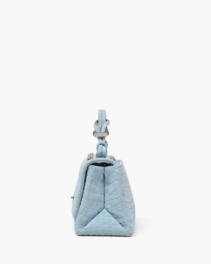 THE SUEDE CROC DUAL CONVERTIBLE SHOULDER BAG 5