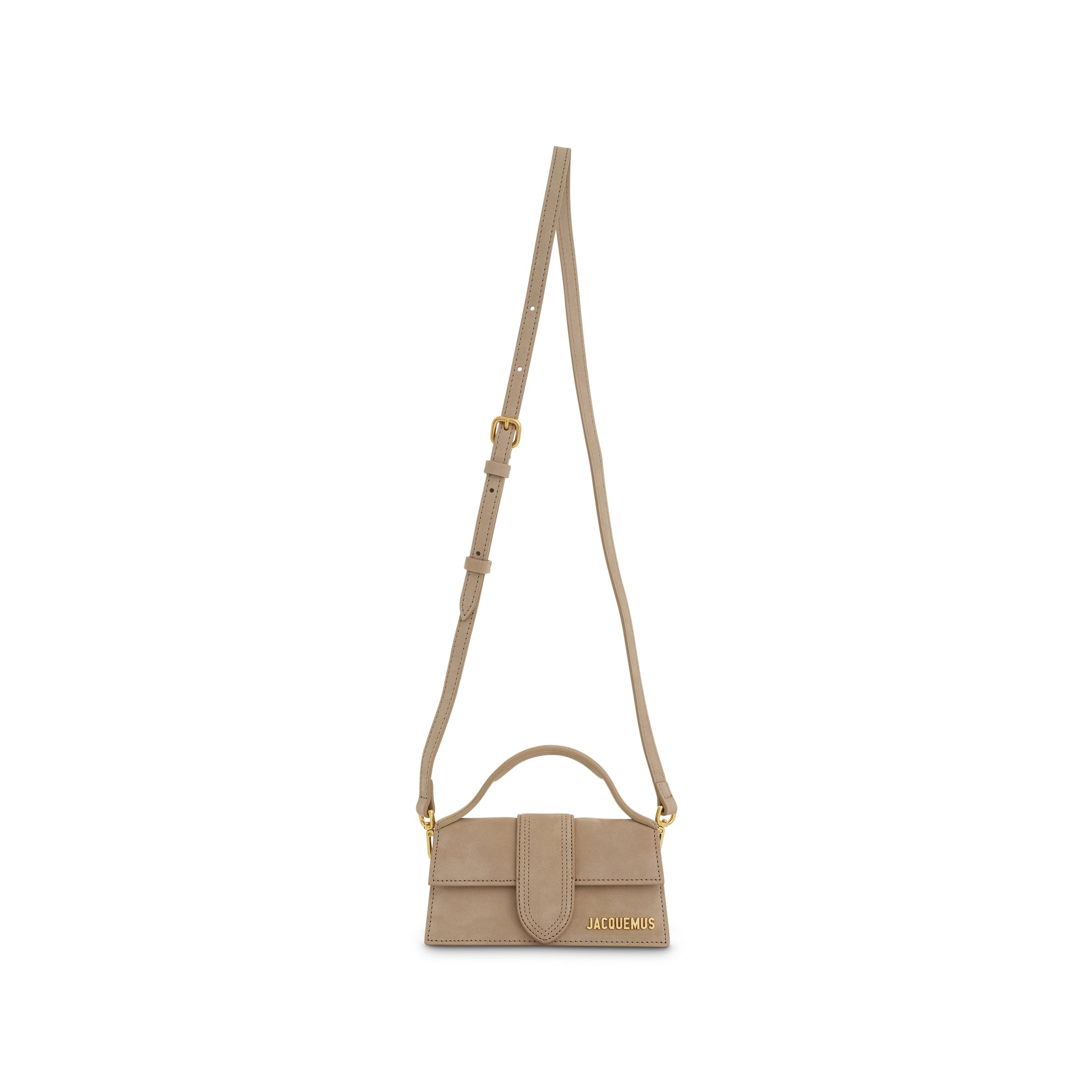 Le Bambino Mini Leather Bag in Dark Beige - 5